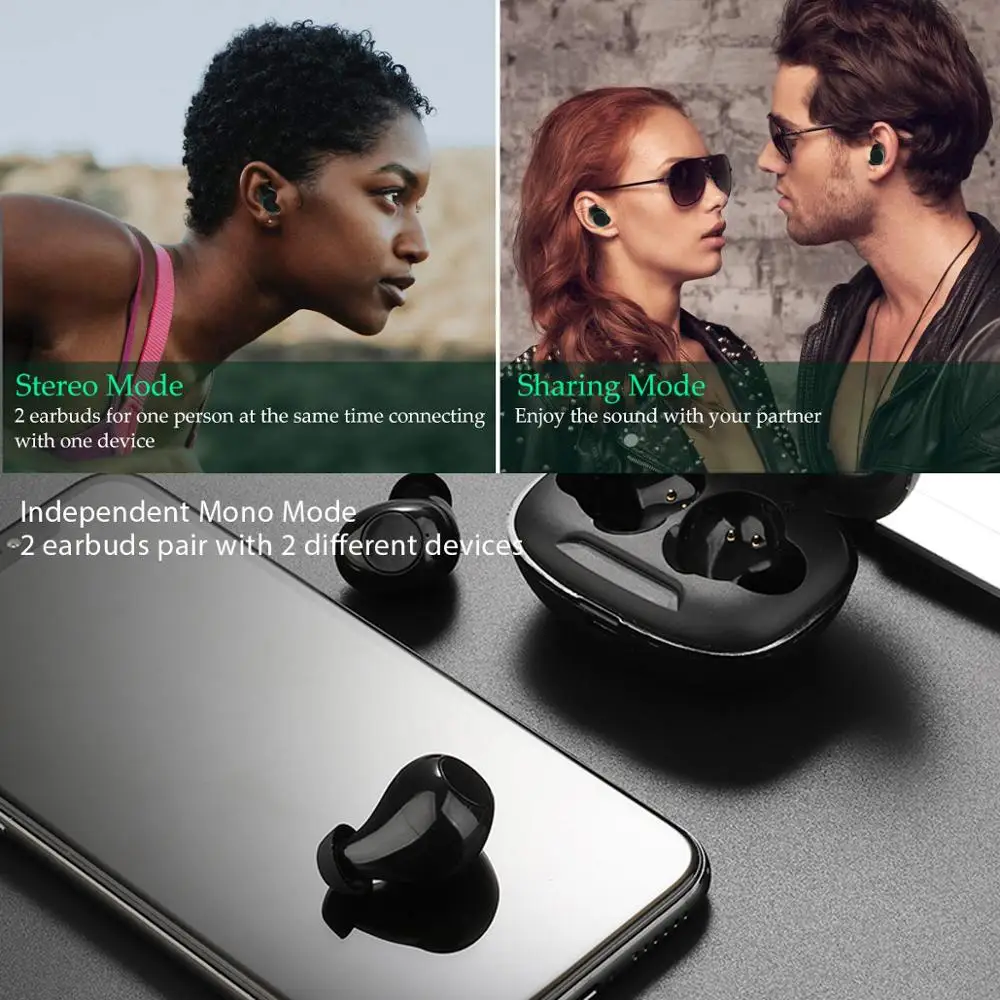 30 шт. A8 TWS Bluetooth наушники настоящие беспроводные наушники 8 часов музыки bluetooth 5,0 беспроводные наушники водонепроницаемые спортивные