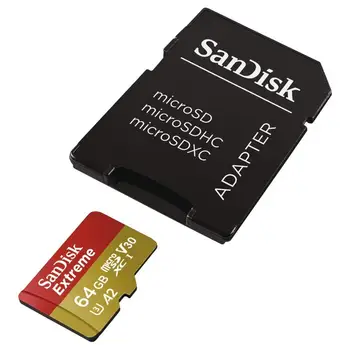 

SANDISK 64GB Class 10 C MICRO SDXC memory/adapter (SDSQXA2-064G-GN6AA)