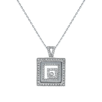 

Silver Pendant with cubic zirconia sunlight sample 925