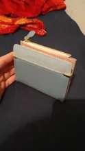 Cartera pequeña para mujer, monedero pequeño, billetera pequeña con broche para tarjeta de mujer