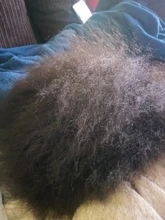 Yaki recto Afro corto sintético, pelucas para mujeres negras africanos Fluffy Pelo Rizado marrón oscuro Natural de Color rojo Cosplay