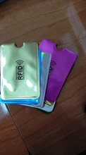 Anti Rfid de aluminio para hombre, billetera con bloqueo de lector, tarjetero para tarjetas bancarias, Banco de identificación, funda protectora de Metal para tarjetas de crédito, NFC, 6x9cm