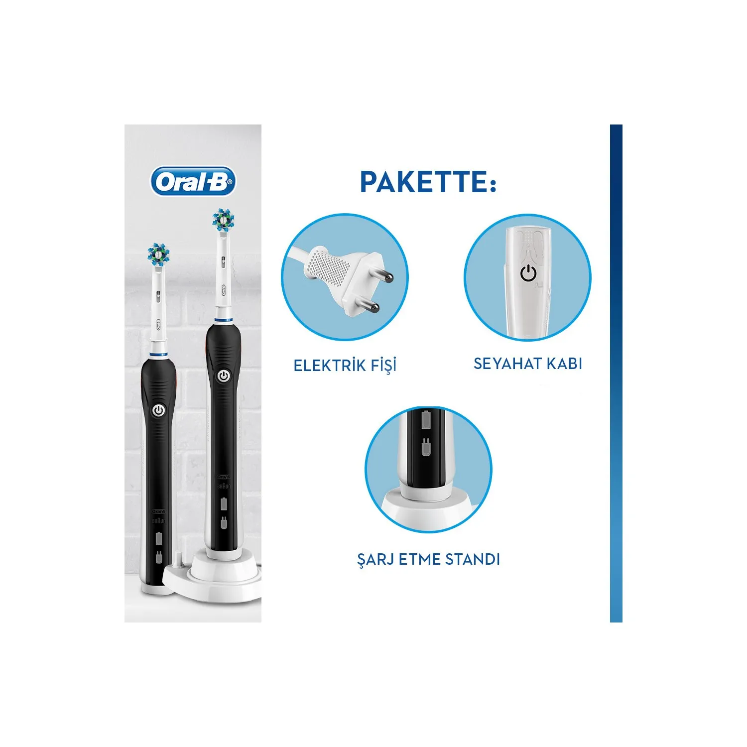 Oral-B Pro 790 Rechargeable Toothbrush 2 Advantage Pack /Clean teeth-professional care / electric tooth brush / movement sensor Oral-B Pro 790 Rechargeable Toothbrush 2 Advantage Pack /Clean teeth-professional care / electric tooth brush / movement sensor