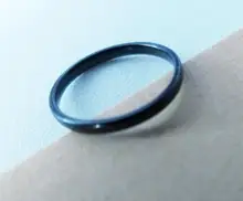 CACANA-anillos de acero inoxidable para parejas, oro rosa, antialergia, lisa, sencilla, Bisutería