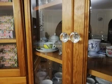 Wardrobe Handles Hardware Drawer Pull Cupboard Glass-Knobs Cabinet-Door Crystal Diamond-Shape