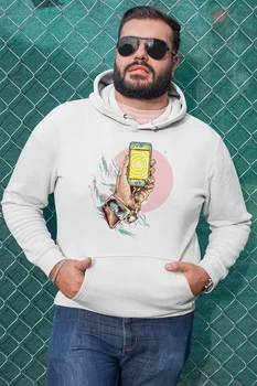 

Angemiel Wear Captive To White Men 'S Hooded Sweatshirt