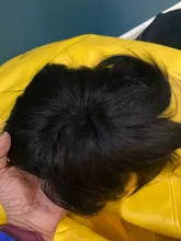 Tupé de cabello humano para hombre, peluca de Pu transpirable de 1mm de espesor, tupé de bucle en V, sistema de Cabello 100% de 6 pulgadas