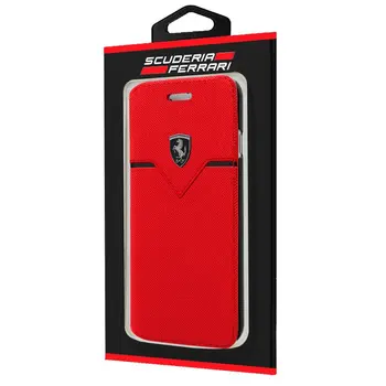 

IPhone 6 / 7 / 8 / SE Flip Cover case (2020) Ferrari license Red