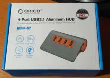 Splitter Power-Adapter Gen2-Hub ORICO USB3.1 Aluminum Super-Speed Samsung 10gbps 