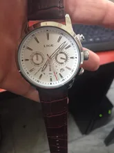 LIGE-relojes deportivos militares para hombre, de cuero, resistente al agua, de pulsera de cuarzo, con caja