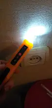 VD802 comprobador de corriente	probador de voltaje voltage meter Detector de voltaje de CA sin contacto medidor probador 12 V-1000 v estilo de pluma indicador eléctrico LED salida tensión de Dectetor Sensor con