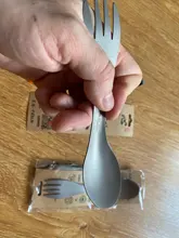 Titanium Spoon Tableware Fork Ultralight Tito Outdoor Camping Picnic Pure