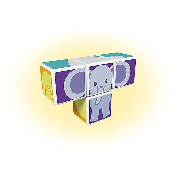 Конструктор магнитный Geomag "MagiCube" Друзья зверушки, 7 деталей