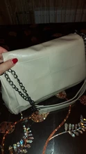 Bandolera de cadena gruesa plegable para mujer, bolso de hombro femenino A la moda, con asa, 2020