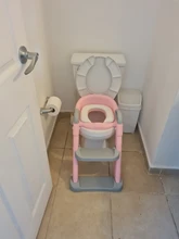 Asiento para orinal plegable para bebés, silla con respaldo de entrenamiento, con escalera para dar pasos, taburete para niños y niñas, inodoro seguro