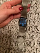 Correa de malla de acero inoxidable para Apple Watch 6 SE, correa de color de 44/42mm para iWatch Series 4 5 6 42mm 38mm