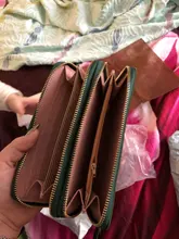 Female Purse Wallets-Card Double-Zipper Clutch Phone Long Woman Ladies Brand D-7929 Retro