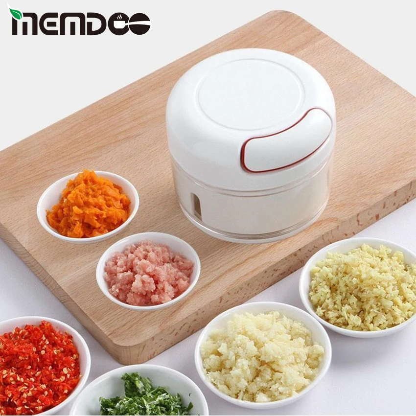 

MEMDOO Garlic Presses Mini Pounding Paster Food Shredder Manual Garlic Device Baby Food Supplement Machine Hand Cutter Kitchen U