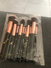 FLD5/15 Uds. Conjunto de brochas de maquillaje, polvo cosmético, sombra de ojos, base de colorete, fusión para belleza, pincel para maquillaje
