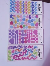 Calcomanías brillantes de PVC decorativas de la serie Blue Star, etiqueta de palo de Scrapbooking, diario, papelería, álbum, pegatina de cinta de ballena, 1 Uds.