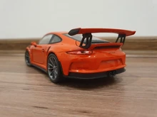 Boy Toy Welly Die-Casting-Model Collection 1:24-Porsche Car-Alloy 911 Gt3 Blue Gift