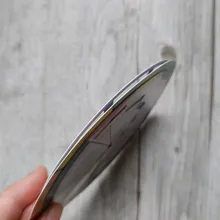 Pigmento de uñas para tatuaje profesional, rueda de 12 colores, tarjeta de papel, diseño de tres niveles, guía mixta, redondo, gira el círculo Central