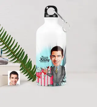 

Personalized Mr CEO Caricature Of Metal Water bowl (500 ml.) 1