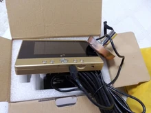 Portero automático Digital LCD de 4,3 pulgadas, Visor de puerta con visión nocturna IR, timbre de seguridad para el hogar, cámara mirilla, foto y vídeo Digital