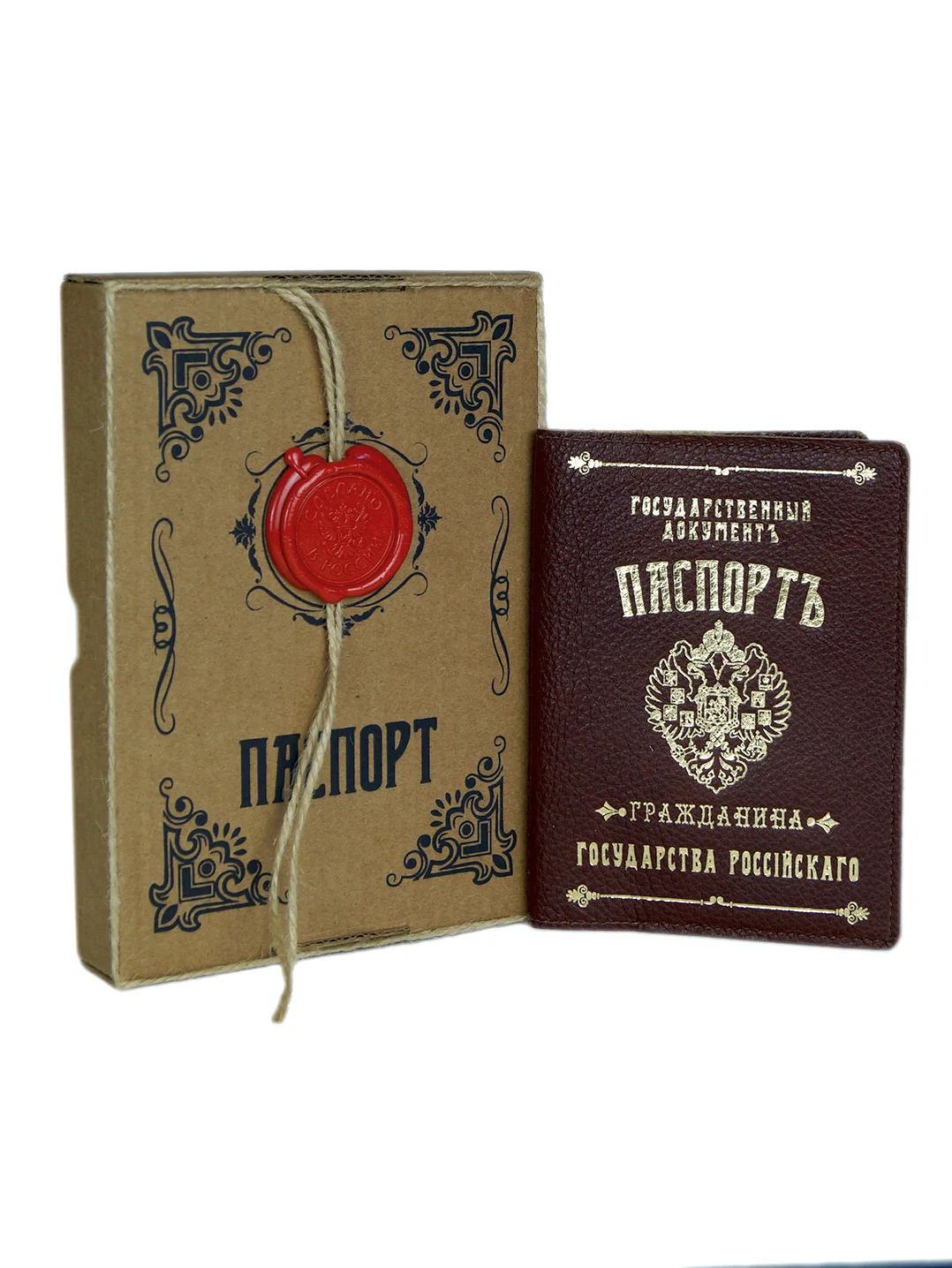 Обложка для паспорта из натуральной