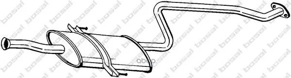 Основной Глушитель Hyundai Matrix 1.5crdi/1.6i/1.8i 01 Bosal арт. 284301