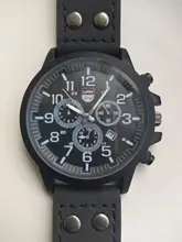 Clásico de lujo reloj de los hombres de 2020 nuevo deporte militar de acero inoxidable de fecha de deporte de cuero reloj de cuarzo reloj Masculino