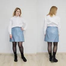 Streamgirl Loose White Shirt Women Spring Autumn Casual Loose White Blouse For Women