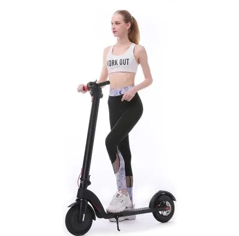  HX X7 Electric Scooter Rechargeable Lithium Battery 8.5 inch 500W Adult Electric Motor Foldable Ele