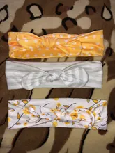 3 unids/lote/rayas/impresión de dibujos animados flor arco elástico diademas turbante para niños pequeños banda pelo bebé niña arcos accesorios para el cabello