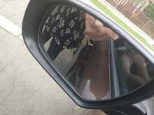 2 uds película de espejo retrovisor de coche Anti niebla ventana claro impermeable protector para espejo retrovisor productos para automóviles Interior Accesorios