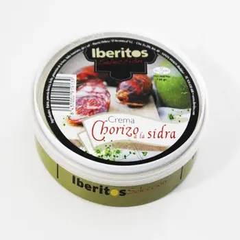 

IBERITOS-tin cream sausage machine sausage to the cider 140g - 140 G