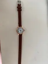 Relojes retro de lujo para mujer, pulsera pequeña de diseño de damas, de cuero vintage