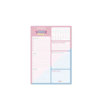 

Notebook Notes CAROUGE BLUE & PINK