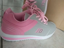Zapatillas de deporte de cuero sintético para mujer, zapatos informales transpirables planos para correr