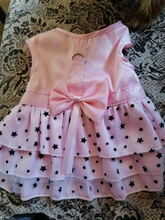 Cat Dress Shirt Summer Pet-Puppy Spring Small Dog Stars-Design Bow 2-Colours Apparel