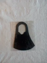 Mascarilla facial lavable y reutilizable Unisex, máscara protectora para la boca, color negro