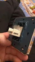 RJ45 enchufe de pared para ordenador Panel CAT5E el módulo de red de computadora conectar Jack Panel de vidrio de cristal de red de Cable de interfaz de salida
