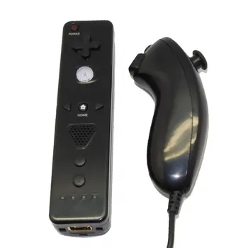 

Built-in Motion Plus Wii Remote Pack + Nunchuck Compatible black