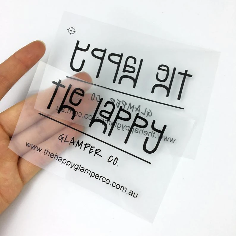 Custom DIY T shirt garment labels, clothing label, iron on printed labels