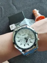 LANGLISHI-relojes deportivos para hombre, de cuarzo, de acero inoxidable, resistente al agua, cronógrafo, novedad de 2020