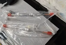 Nasedal-compresor de aerógrafo de doble acción, función de parada automática, conjunto PISTOLA DE PULVERIZACIÓN, interruptor táctil de potencia ajustable, 0,2mm/0,3mm/0,5mm