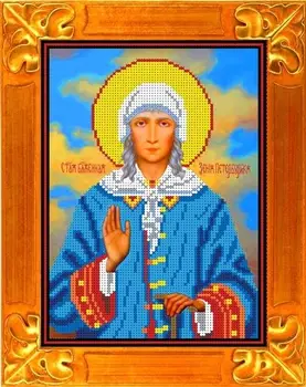 

Kanva with a pattern for beads 'xenia петербуржская', A4