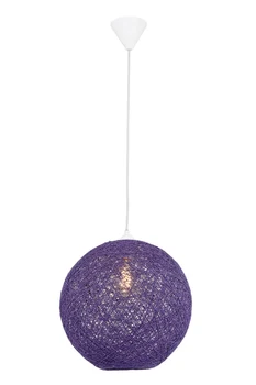 

AVONNI AV-4174-LL-30 Lilac Painted Pendant, E27, Rope, Plastic,