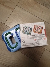 Cubo giratorio de inteligencia mágica para niños, juguete educativo con giroscopio para dedos