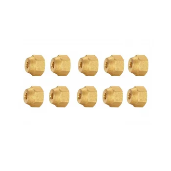 

10 nuts Brass Female 3/4 Sae Air Conditioning Air Conditioner